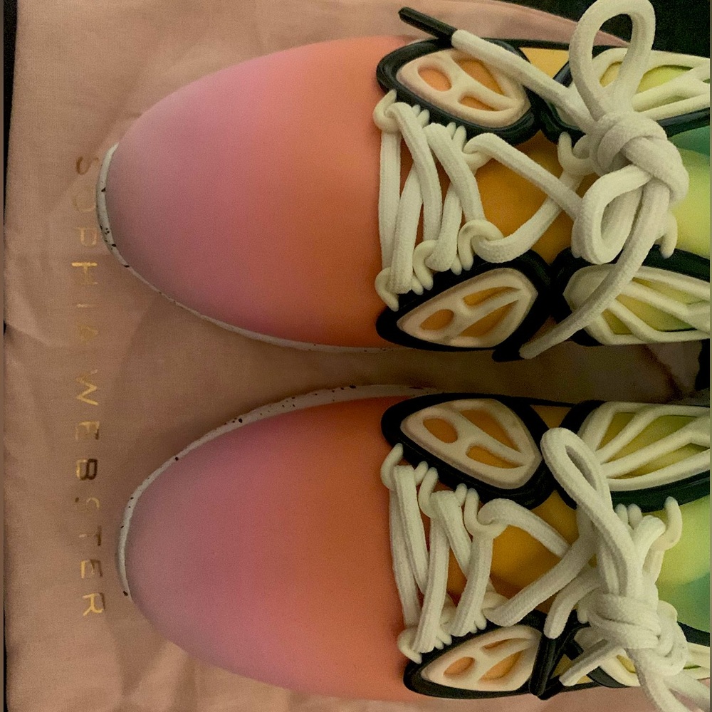 Sophia Webster Butterfly Sneaker Rainbow Pastel
